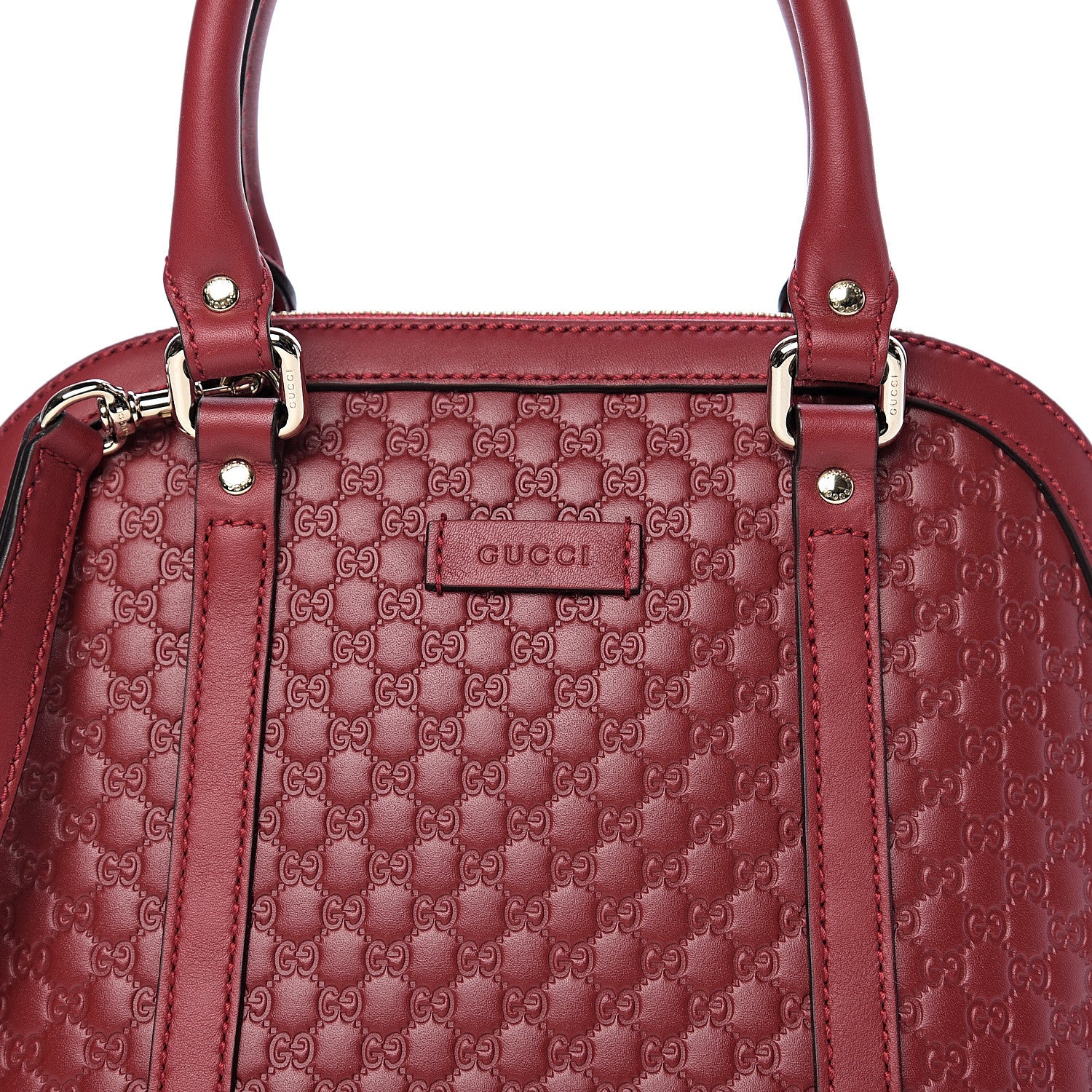 Gucci Soft Microguccissima Mini Dome Bag Rosso 7 of 9