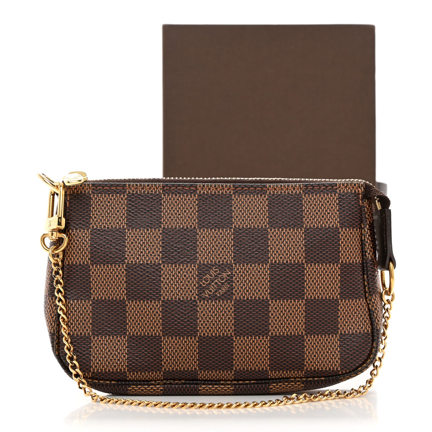 LOUIS VUITTON Damier Ebene Mini Pochette Accessories