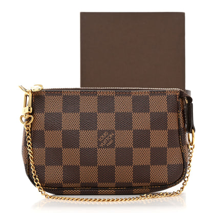 Louis Vuitton LOUIS VUITTON Damier Ebene Mini Pochette Accessories 8 of 8