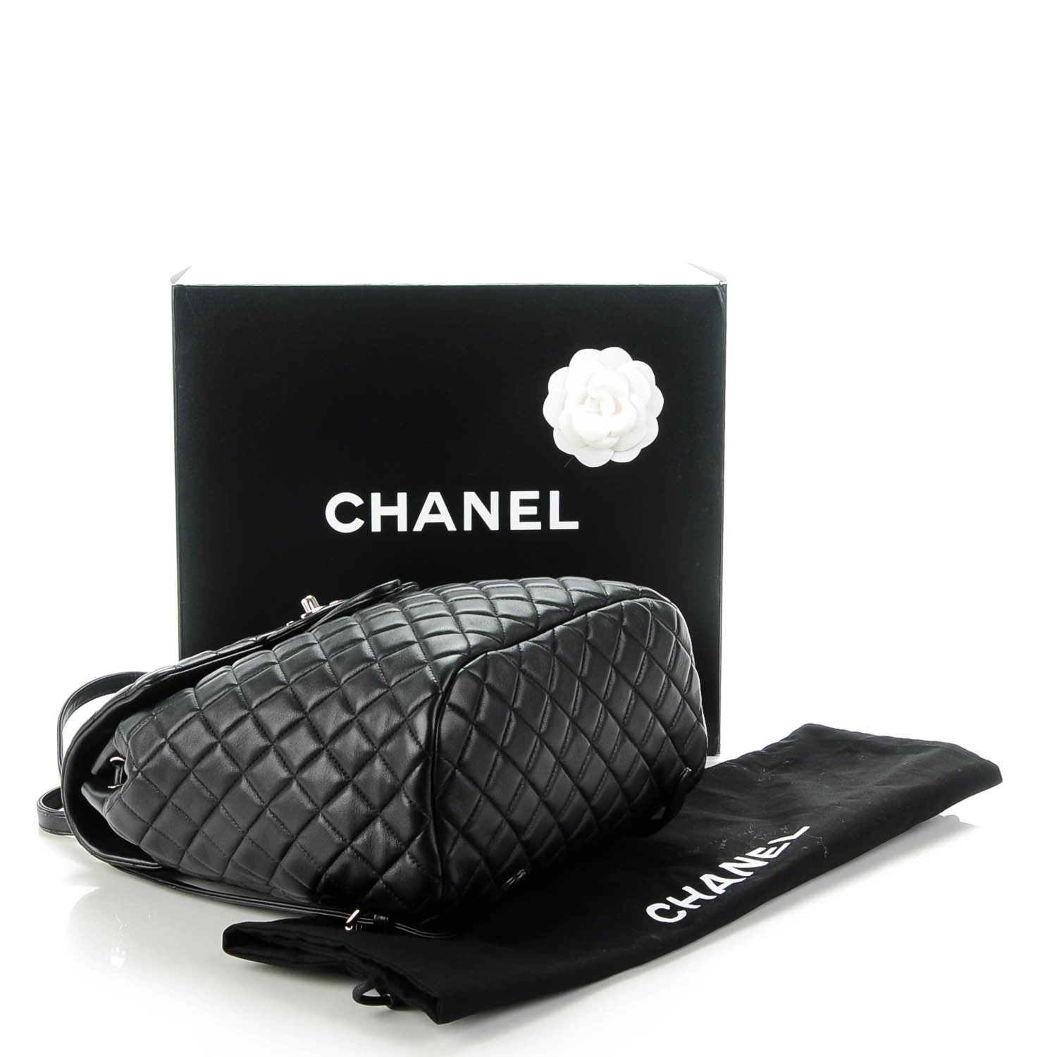 Chanel Lambskin Quilted Large Urban Spirit Backpack Black 4 of 8