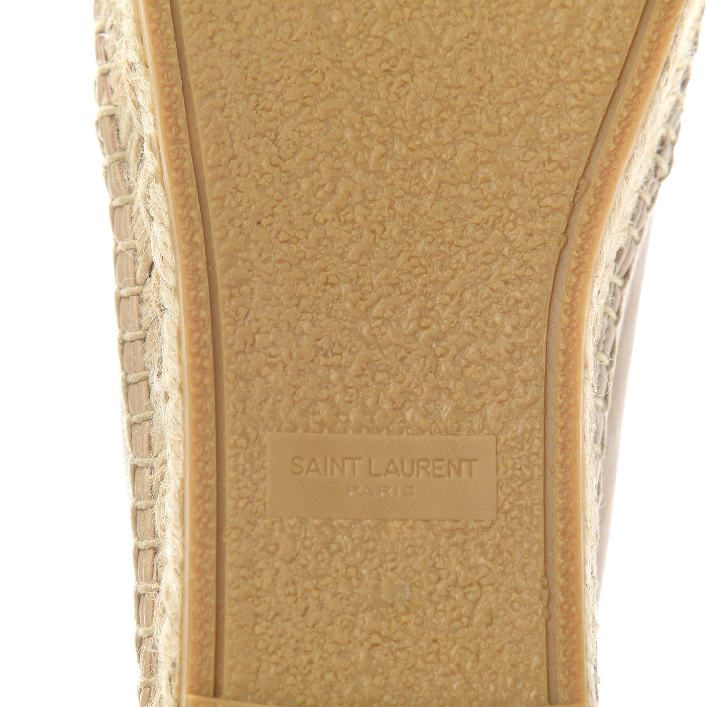Lambskin Monogram Espadrilles 40 Nude