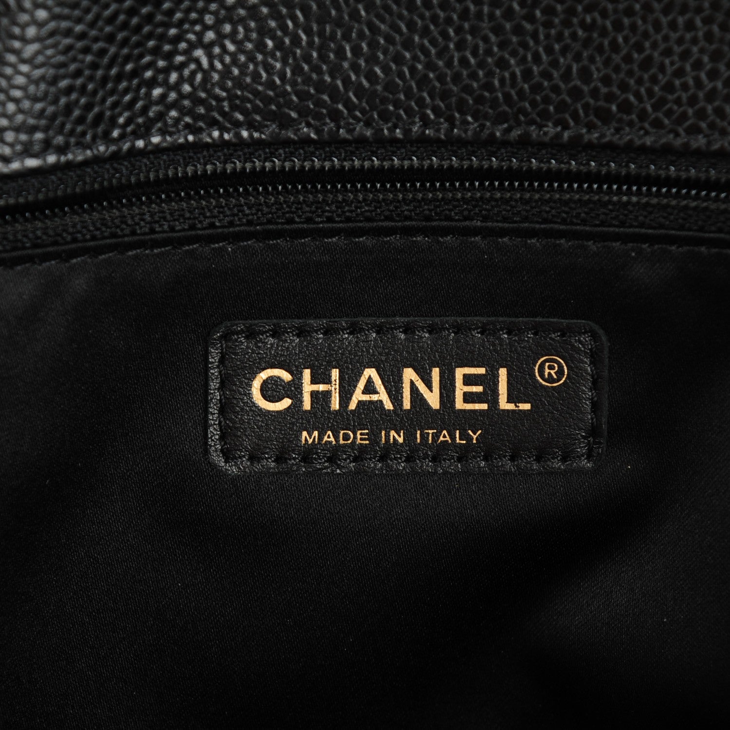 Chanel Caviar Quilted Grand Shopping Tote GST Black 7 of 8