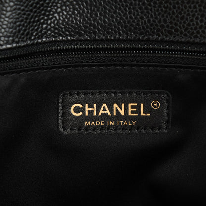 Chanel Caviar Quilted Grand Shopping Tote GST Black 7 of 8