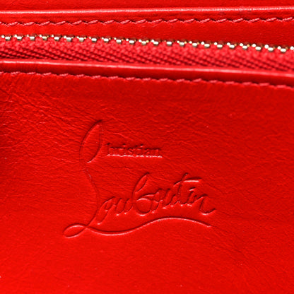 Christian Louboutin Patent Calfskin Panettone Zip Around Wallet Leopard 6 of 8