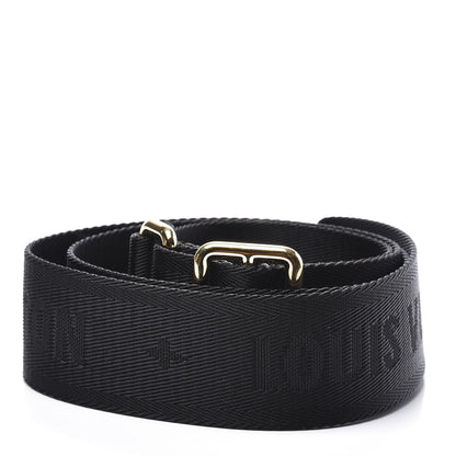 Louis Vuitton Nylon Petite Malle Souple Shoulder Strap Black 2 of 5