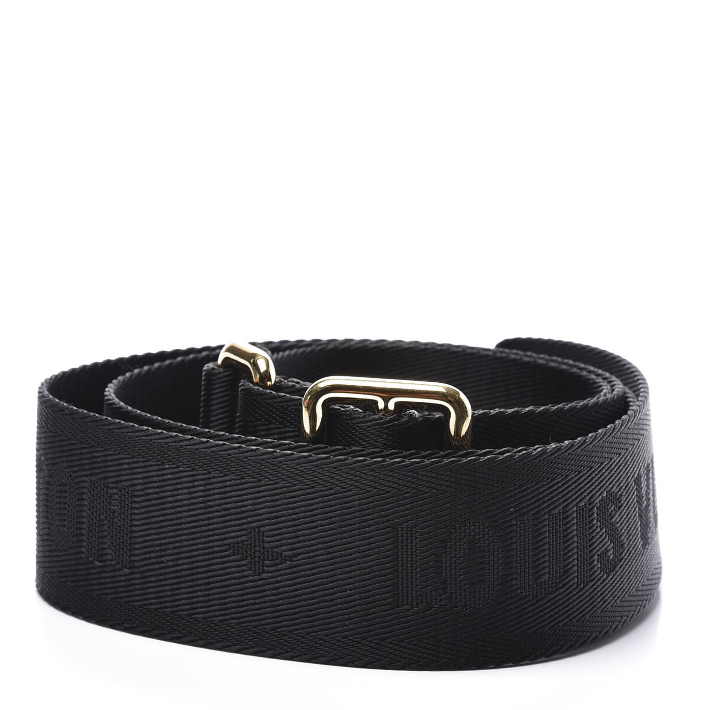 Nylon Petite Malle Souple Shoulder Strap Black