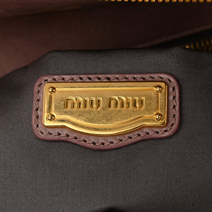 Miu Miu Vitello Lux Large Bow Bag Mughetto 6 of 11