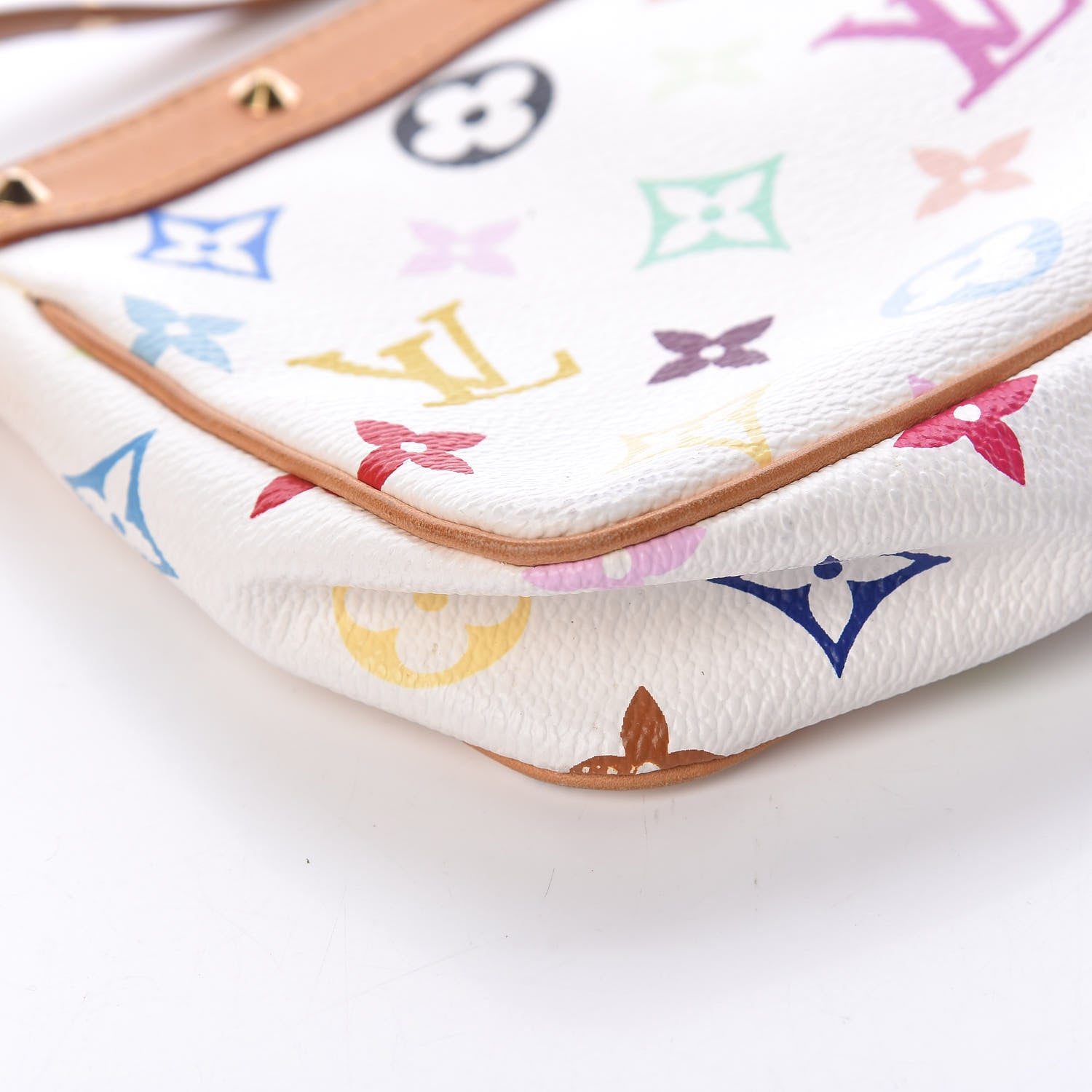 Louis Vuitton Monogram Multicolor Pochette Accessories White 11 of 14