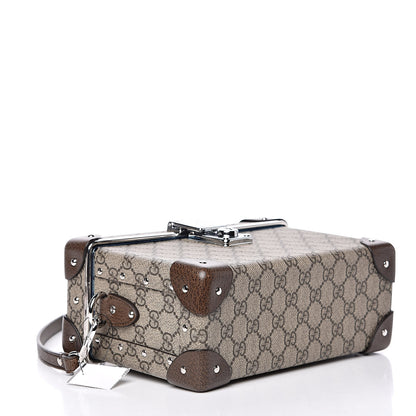 Gucci GG Supreme Monogram Globe-Trotter Beauty Case Brown 4 of 10