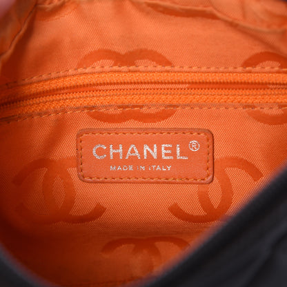 Chanel Calfskin Quilted Cambon Pochette Brown 6 of 10