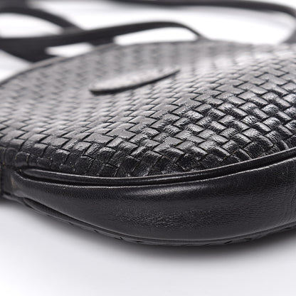 Fendi Calfskin Woven Crossbody Black 7 of 12