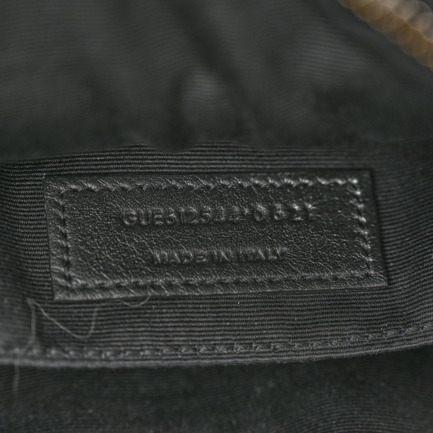 Calfskin Matelasse Monogram Lou Camera Bag Black