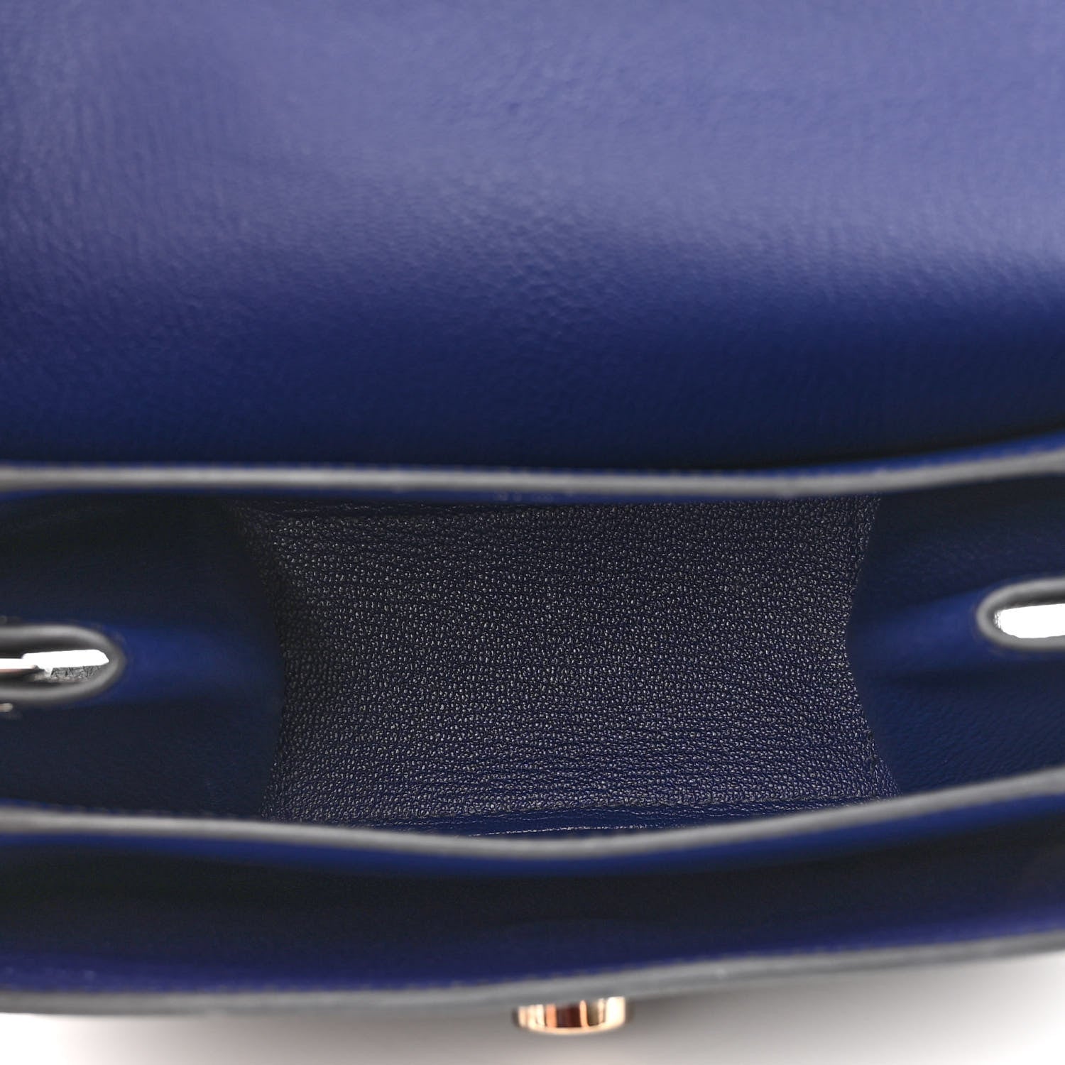 Hermes Taurillon Novillo Opli 24 Black Bleu Encre 5 of 11