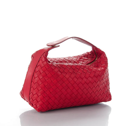 Bottega Veneta Nappa Intrecciato Large Cosmetic Case Carmino 3 of 8