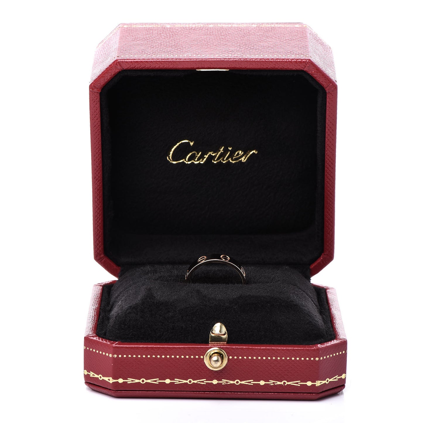 18K Pink Gold 3.5mm LOVE Wedding Band Ring 50 5.25