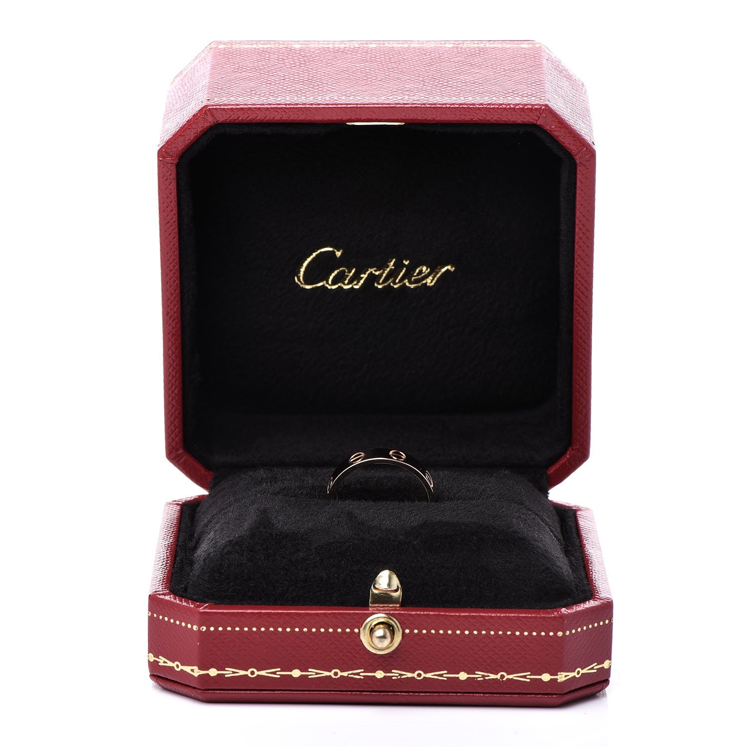 Cartier 18K Pink Gold 3.5mm LOVE Wedding Band Ring 50 5.25 5 of 5