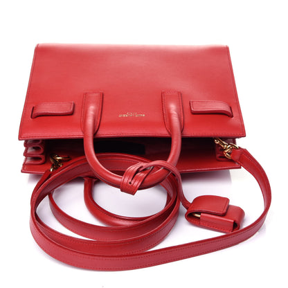 Saint Laurent Calfskin Nano Sac De Jour Lipstick Red 11 of 12