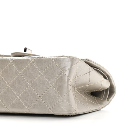 Chanel Metallic Calfskin Quilted 2.55 Reissue 224 Flap Silver 9 of 9