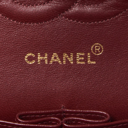 Chanel Lambskin Quilted Medium Double Flap Black 8 of 10