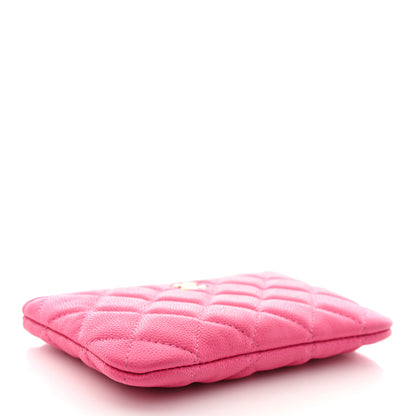 Chanel Caviar Quilted Small Cosmetic Case Pink 4 of 9