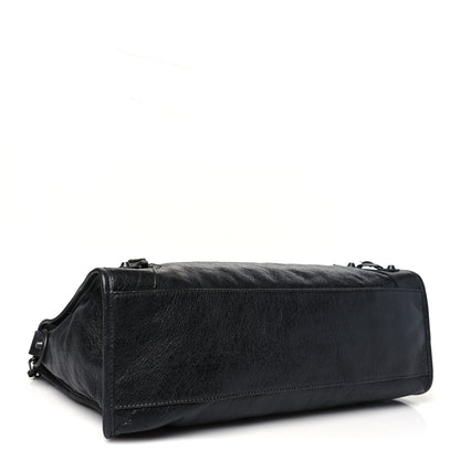 Balenciaga Arena Lambskin Classic Hardware Medium Le City Black 4 of 10