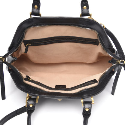 Gucci Calfskin Medium Re(Belle) Top Handle Bag Black 5 of 10