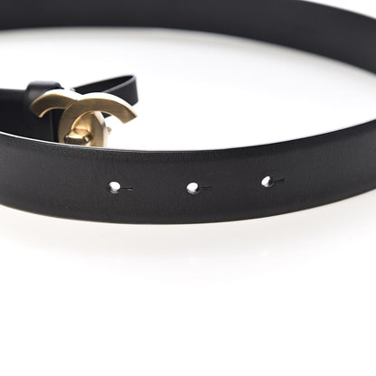 Chanel Calfskin CC Turn Lock Belt 70 28 Black 7 of 8