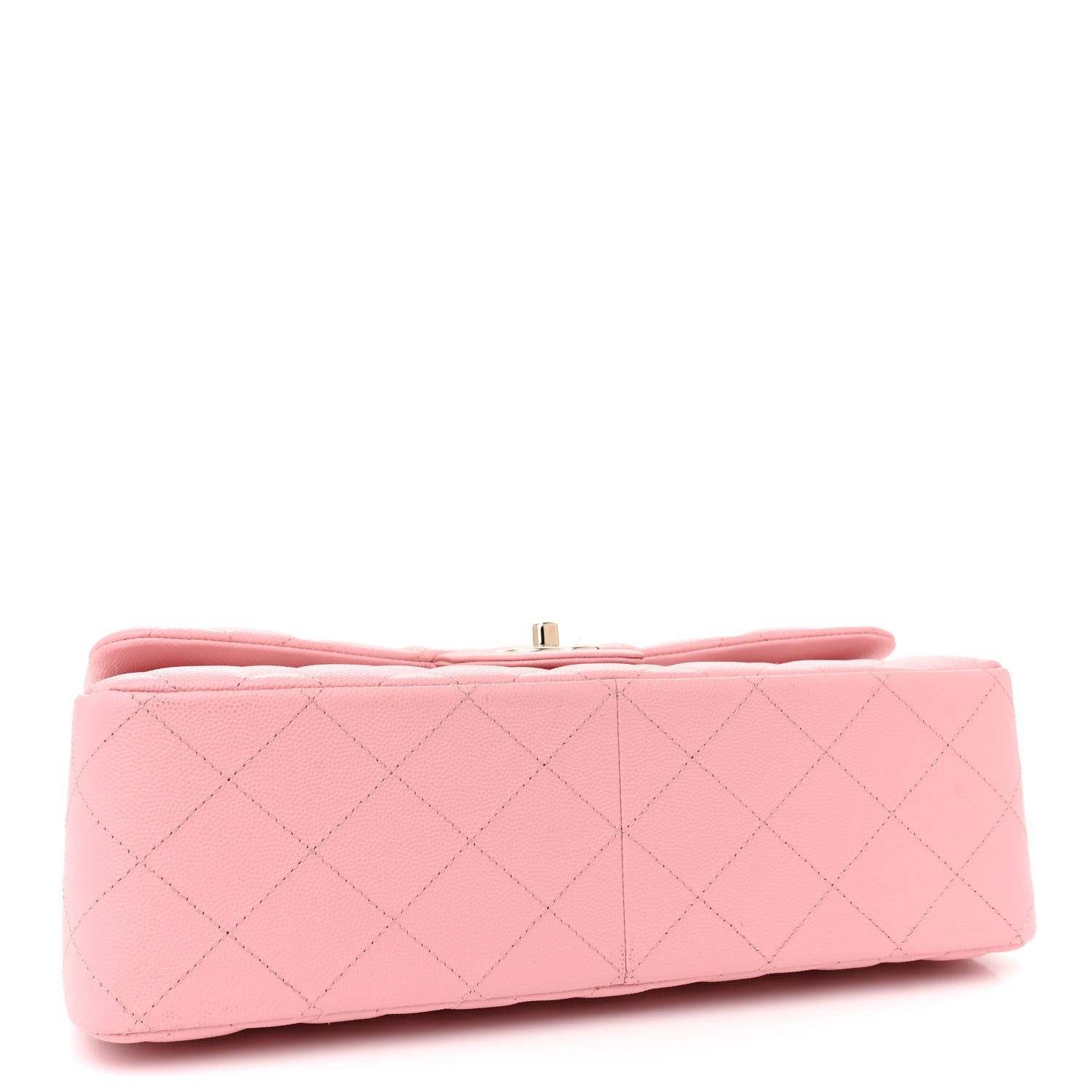 Chanel Caviar Quilted Jumbo Double Flap Pink 4 of 10