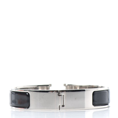 Hermes Enamel Narrow Clic Clac H Bracelet PM Black 3 of 4