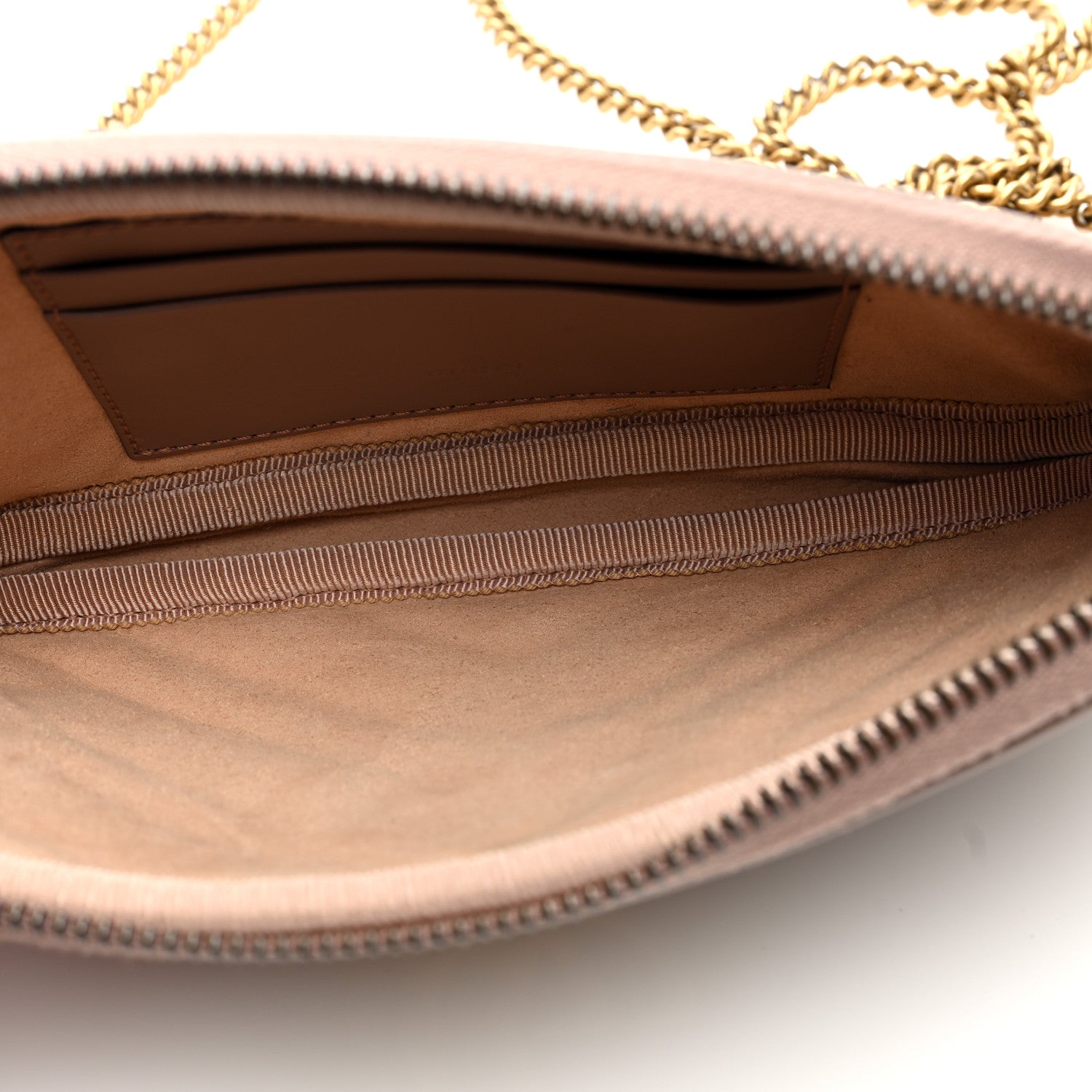 Gucci Calfskin Matelasse Mini GG Marmont Chain Crossbody Bag Porcelain Rose 5 of 9