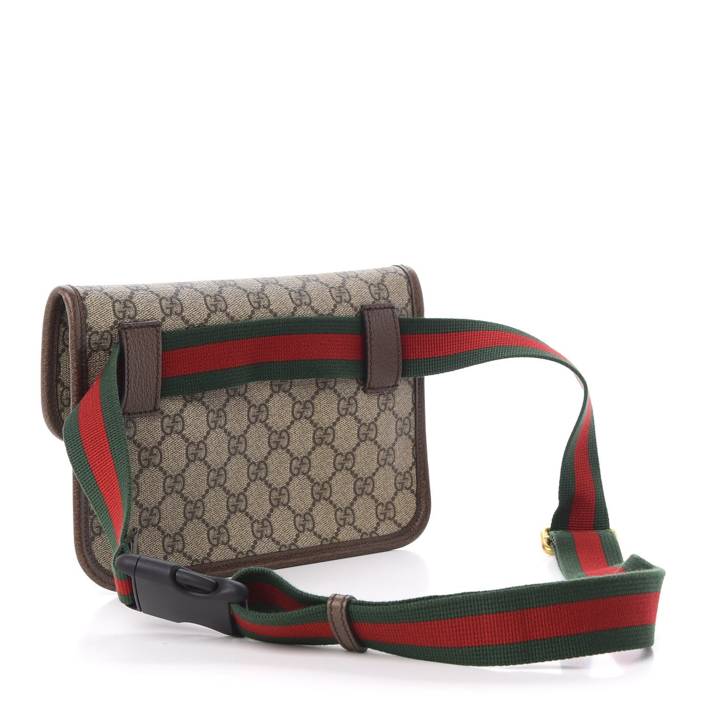 GG Supreme Monogram Neo Vintage Web Belt Bag Brown