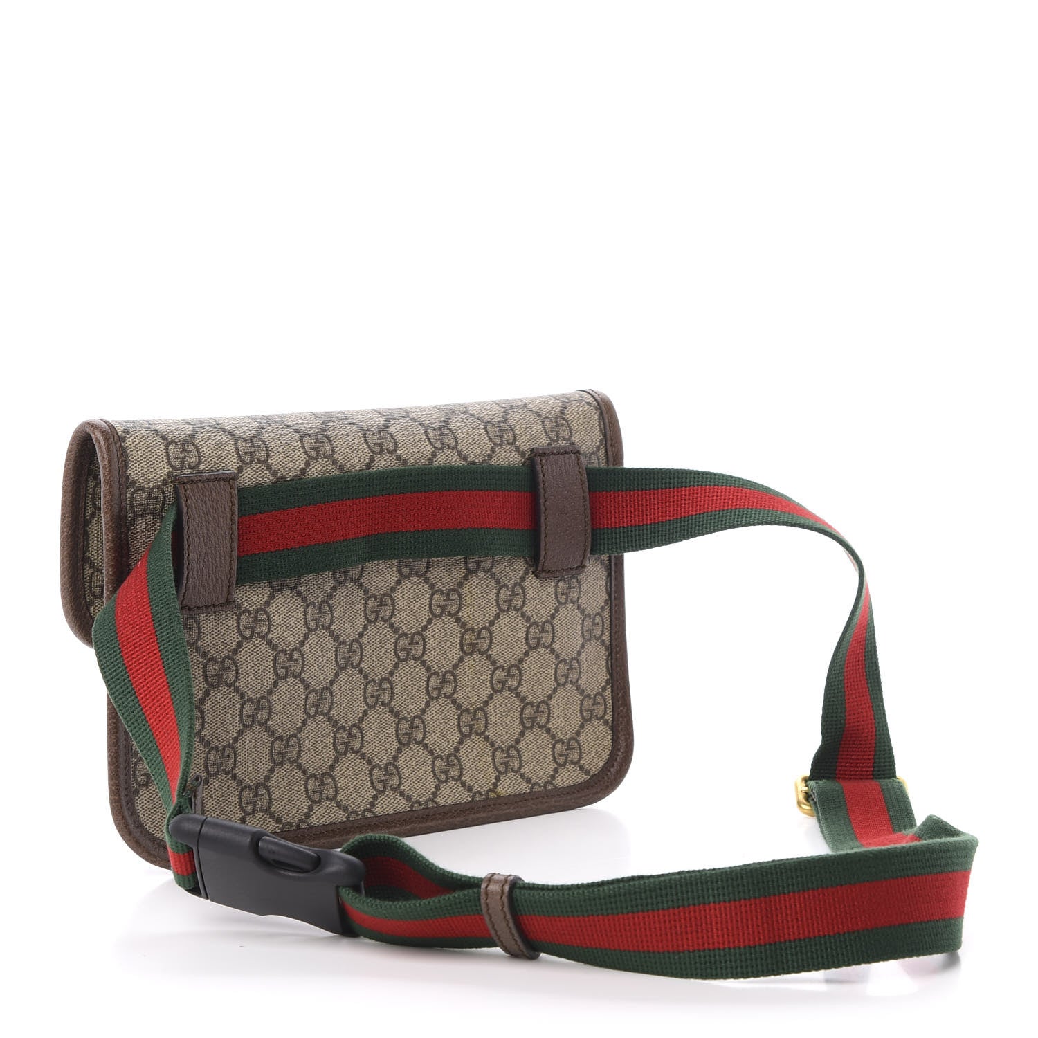 Gucci GG Supreme Monogram Neo Vintage Web Belt Bag Brown 3 of 11