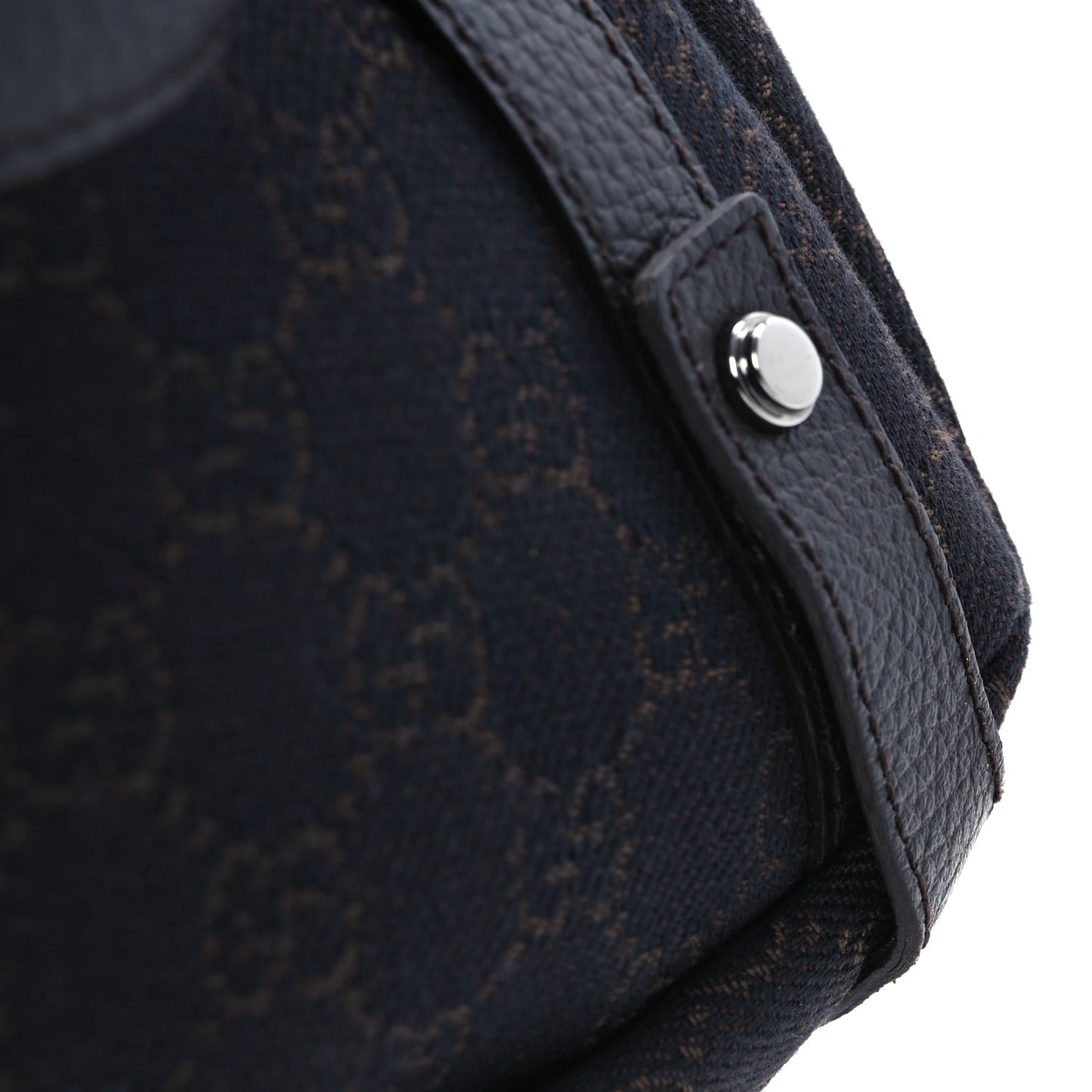 Monogram Medium Abbey Shoulder Bag Chocolate