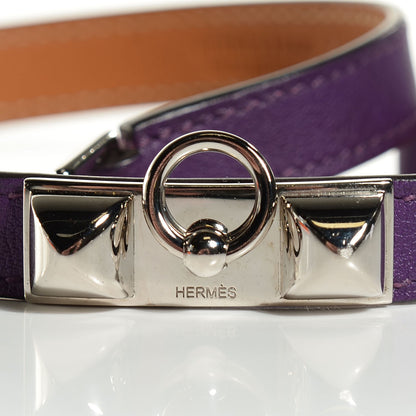 Hermes Veau Swift Rivale Bracelet S Ultraviolet 5 of 9