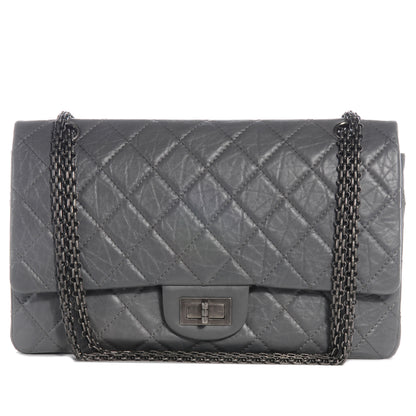 Chanel Aged Calfskin 2.55 Reissue 227 Flap Grey 1 of 8