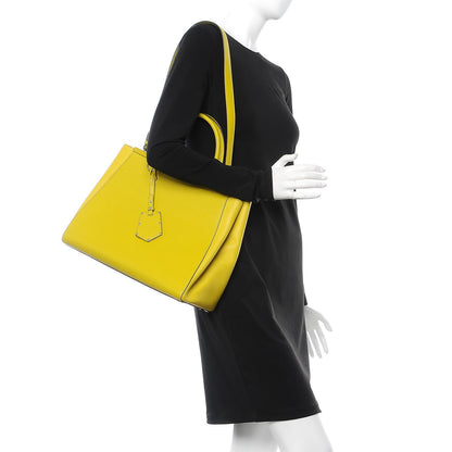 Fendi Vitello Elite Regular 2Jours Tote Cedro 2 of 12