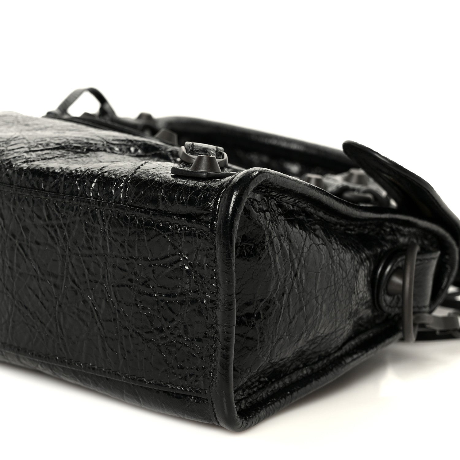 Balenciaga Agneau Arena Classic Hardware Le City Mini  Black 11 of 12