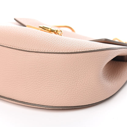 Chloe Grained Lambskin Drew Shoulder Bag Cement Pink 9 of 10