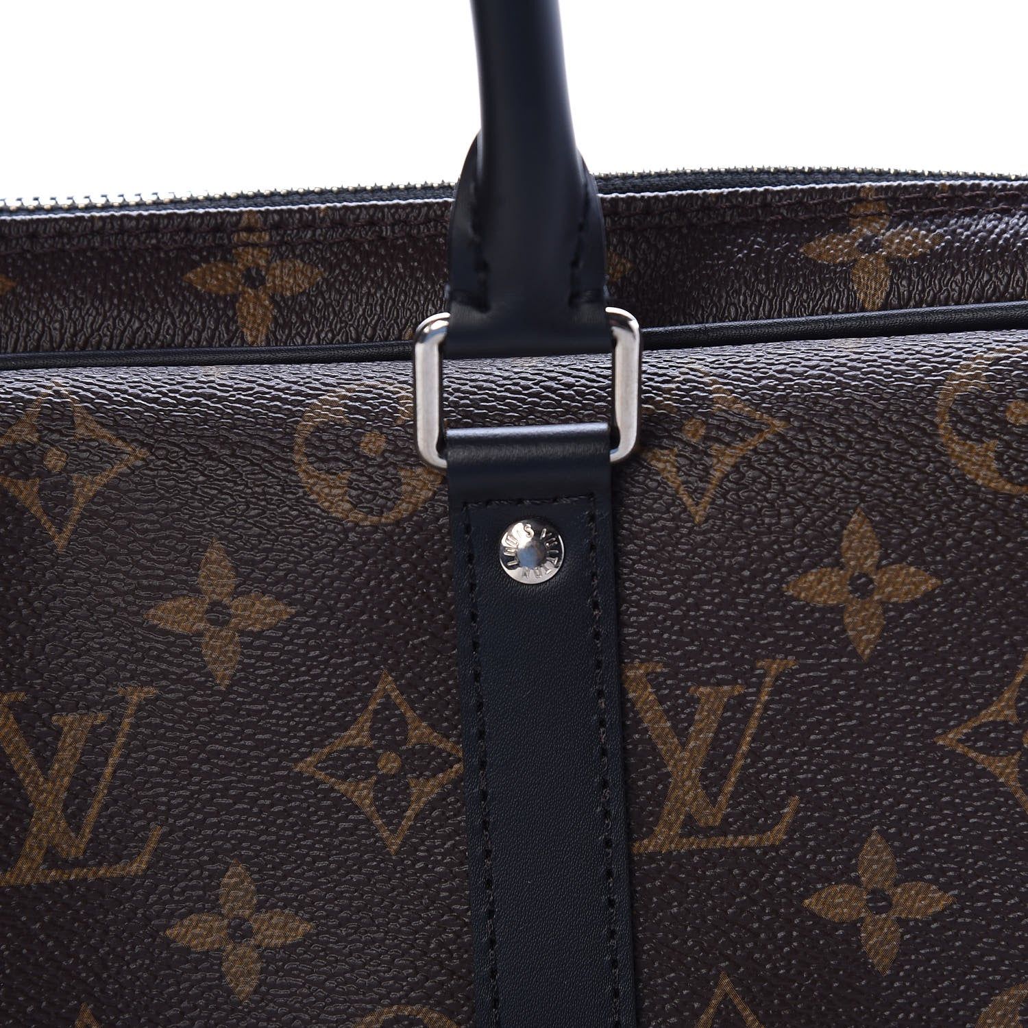 Louis Vuitton Monogram Macassar Porte-Documents Voyage PM 9 of 9