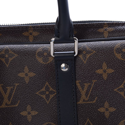 Louis Vuitton Monogram Macassar Porte-Documents Voyage PM 9 of 9