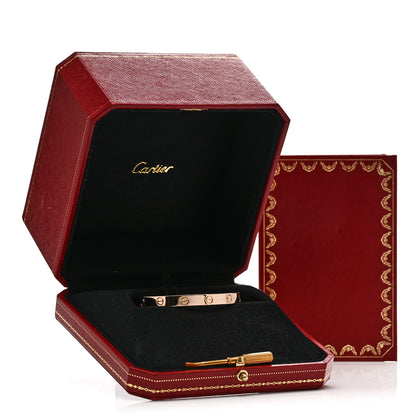 Cartier 18K Pink Gold LOVE Bracelet 16 9 of 9