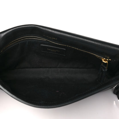 Saint Laurent Lambskin Monogram Tassel Kate 99 Black 5 of 12