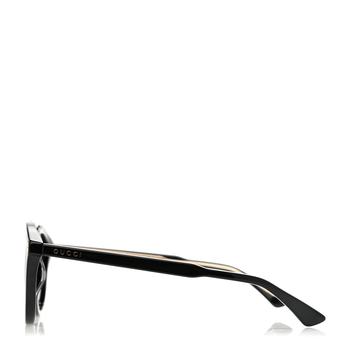 Round Avana Sunglasses GG0124SA Black Tortoise