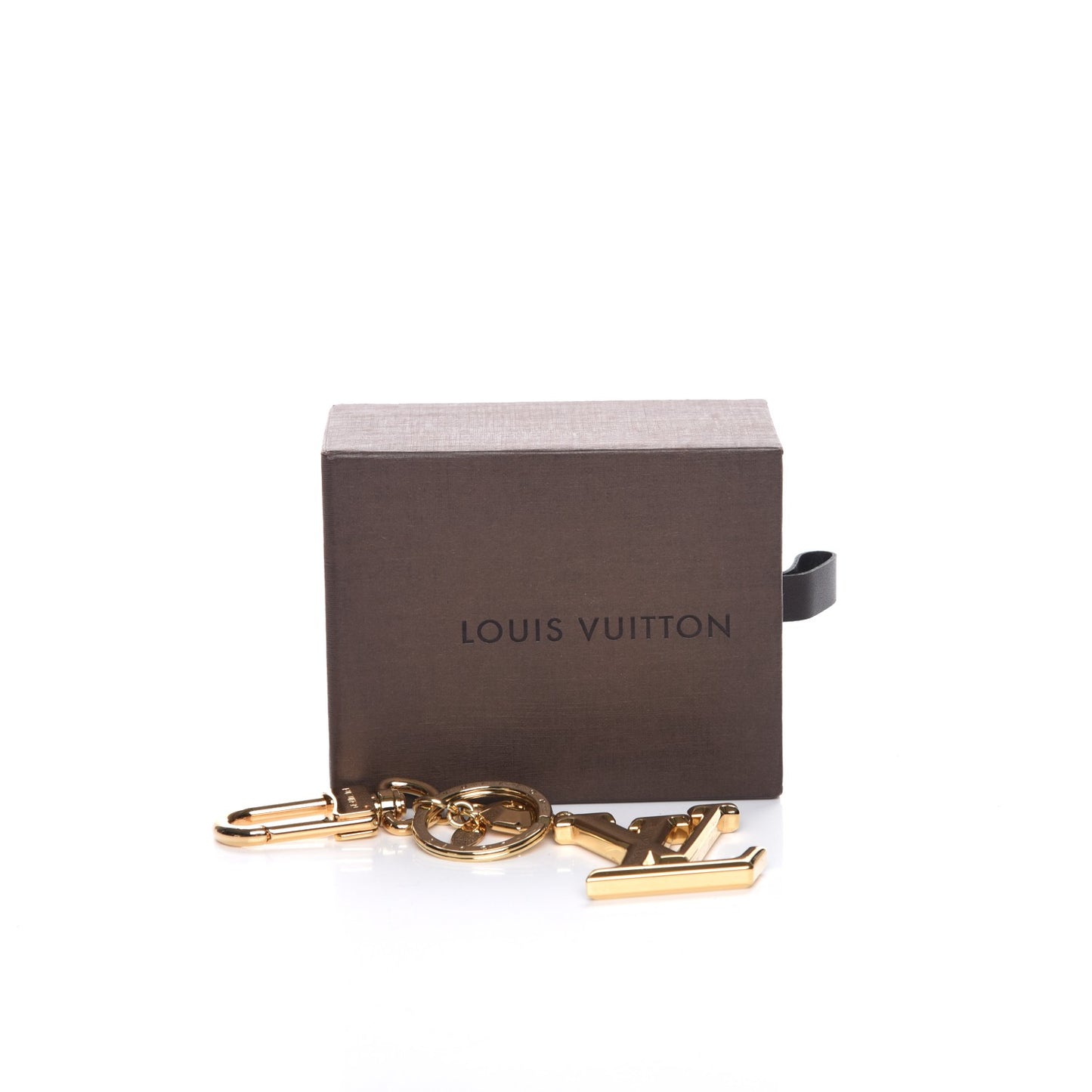 LV Facettes Bag Charm Key Holder Gold