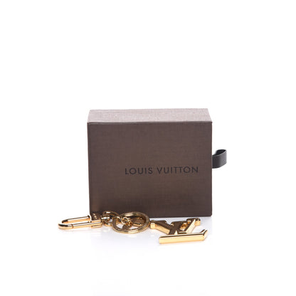 Louis Vuitton LV Facettes Bag Charm Key Holder Gold 6 of 6