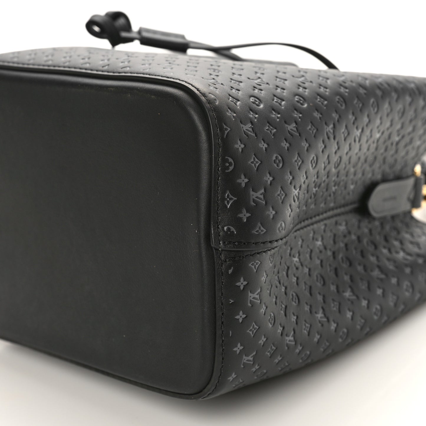 Calfskin Nanogram Embossed Neonoe BB Black