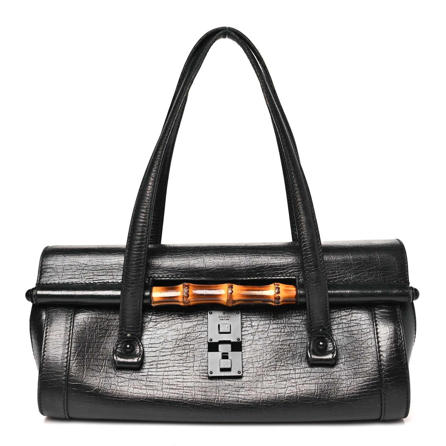 Calfskin Bamboo Bullet Black