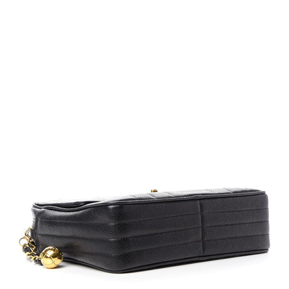 Chanel Caviar Vertical Quilt Camera Bag Black 4 of 10