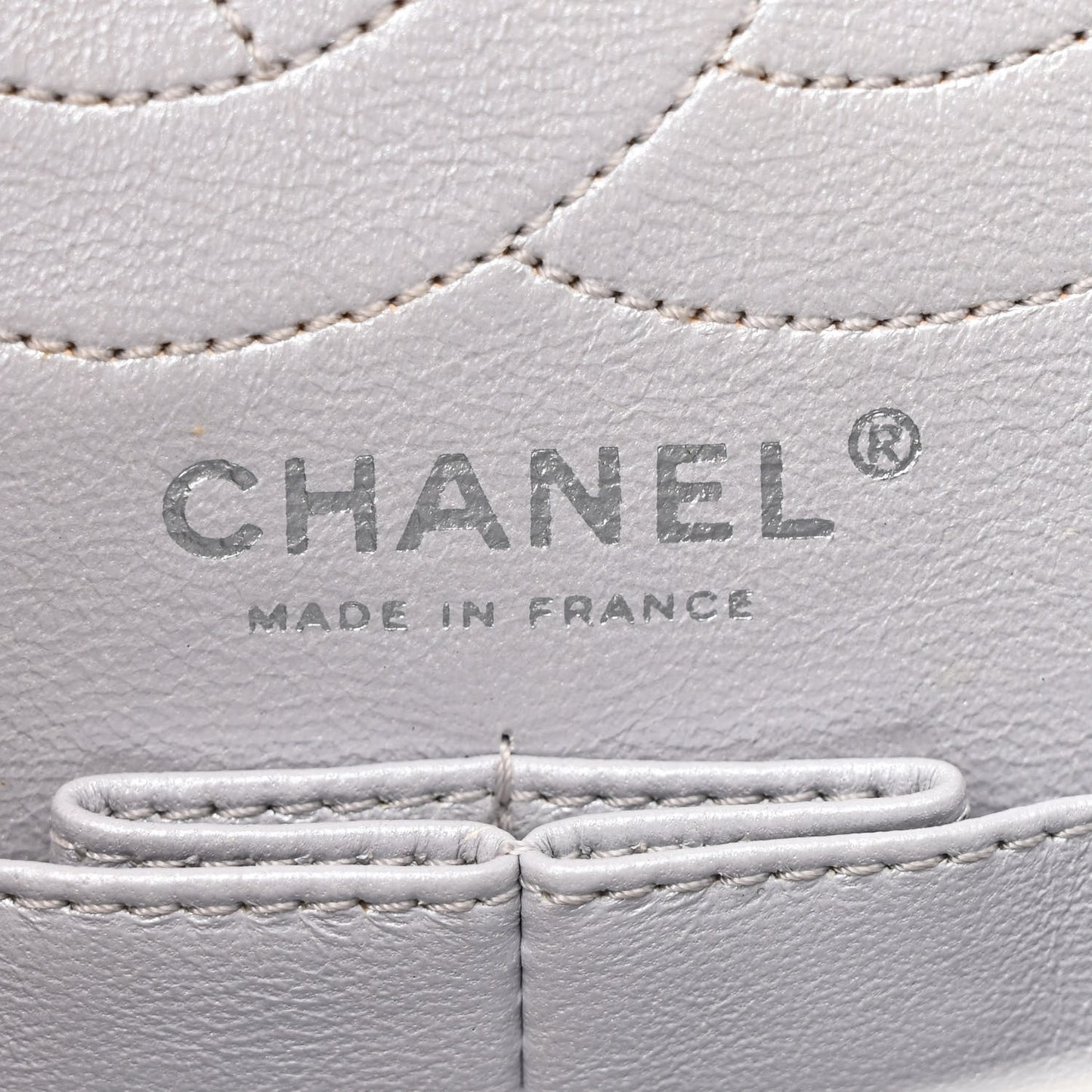 Metallic Lambskin Quilted 2.55 Reissue 226 Flap Silver