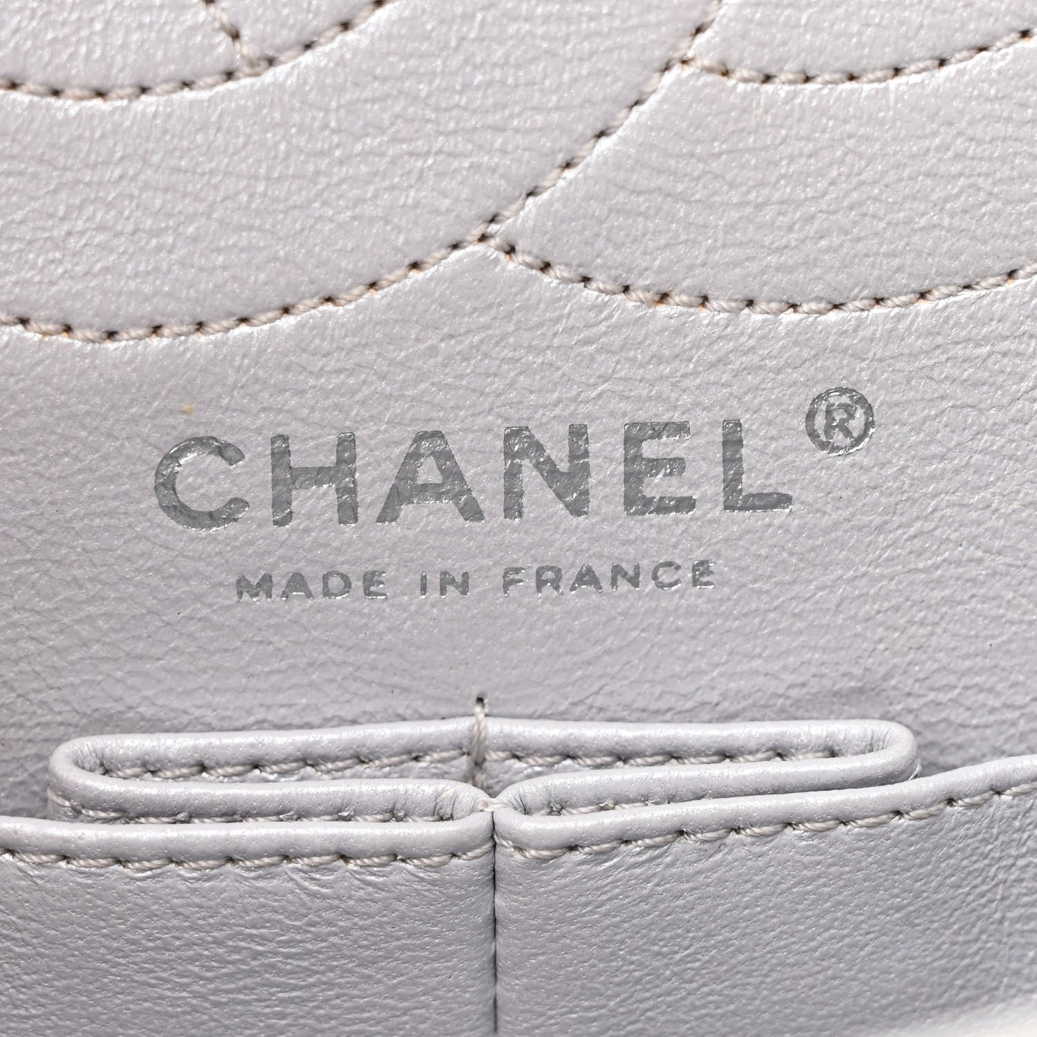 Chanel Metallic Lambskin Quilted 2.55 Reissue 226 Flap Silver 6 of 14